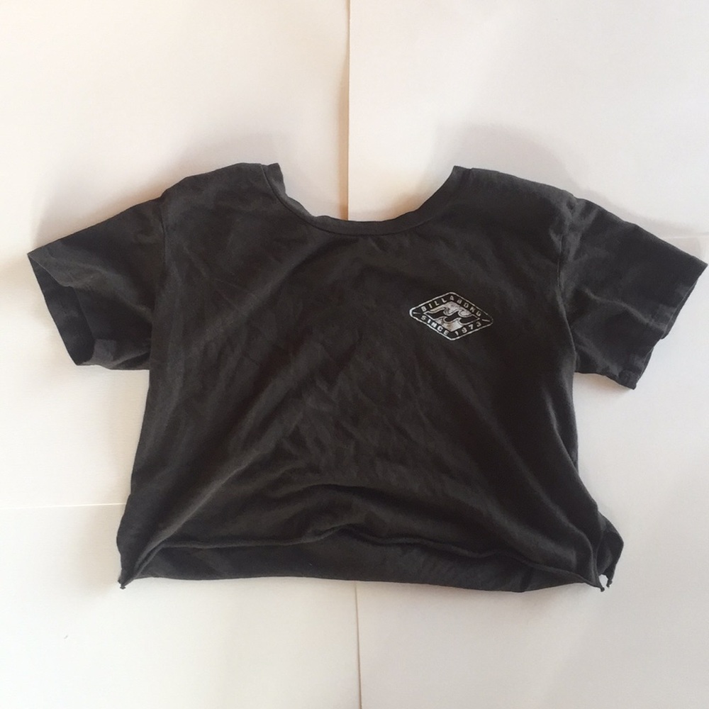 BILLABONG FOREST-GREEN CROP TOP